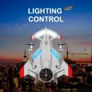 QIDI 570 VTOL RC Plane Brushless with 7.4V Battery, LED Lights & Crane Mode