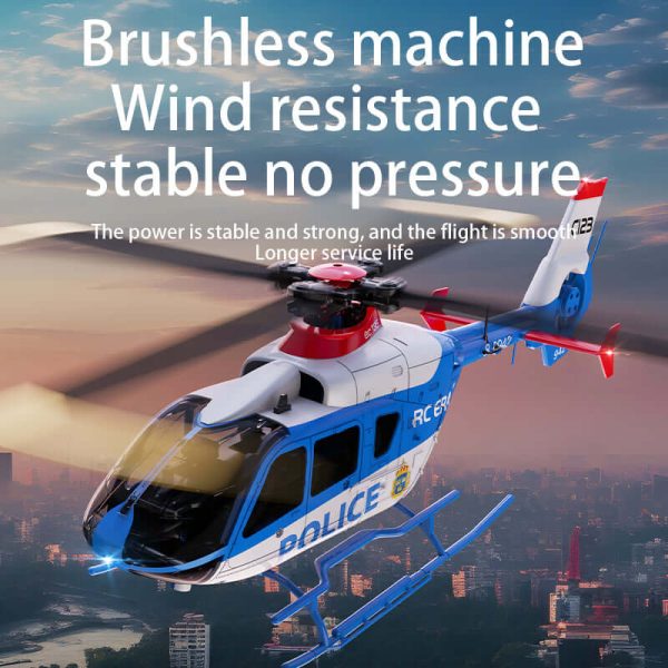 RC ERA C123 6CH Brushless RC Helicopter with Optical Flow, 3 Speed, 1-3 Batteries - Image 4