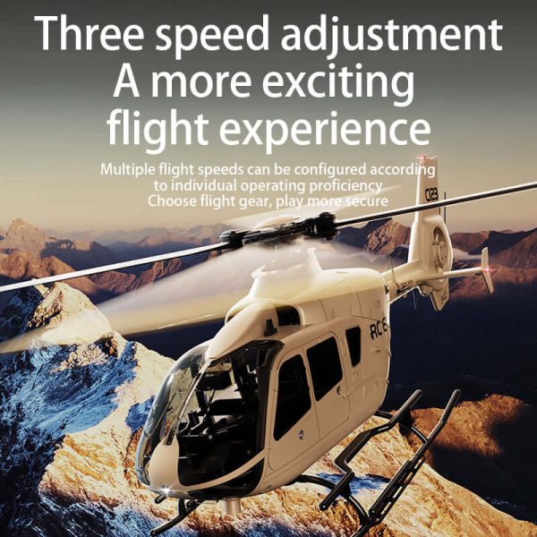 RC ERA C123 6CH Brushless RC Helicopter with Optical Flow, 3 Speed, 1-3 Batteries - Image 5