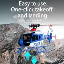 RC ERA C123 6CH Brushless RC Helicopter with Optical Flow, 3 Speed, 1-3 Batteries