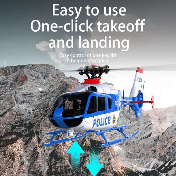 RC ERA C123 6CH Brushless RC Helicopter with Optical Flow, 3 Speed, 1-3 Batteries - Image 6
