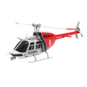 RC ERA C138 6CH RC Helicopter with Gyro, Optical Flow Positioning, Red/Blue