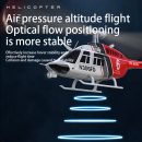 RC ERA C138 6CH RC Helicopter with Gyro, Optical Flow Positioning, Red/Blue