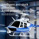 RC ERA C138 6CH RC Helicopter with Gyro, Optical Flow Positioning, Red/Blue