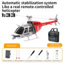 RC ERA C138 6CH RC Helicopter with Gyro, Optical Flow Positioning, Red/Blue