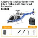 RC ERA C138 6CH RC Helicopter with Gyro, Optical Flow Positioning, Red/Blue