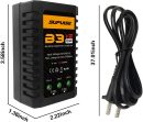 SUPULSE B3 V2 LiPo Battery Balance Charger 2S 3S 7.4V 11.1V for RC Models