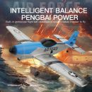 Z63 AIR FORCE 3CH RC Airplane with Gyro, Dual Motors & 2 Batteries for Beginners