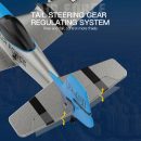 Z63 AIR FORCE 3CH RC Airplane with Gyro, Dual Motors & 2 Batteries for Beginners