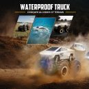 4WD Cybertruck-Inspired RC Truck | Amphibious, 360° Spins, Waterproof