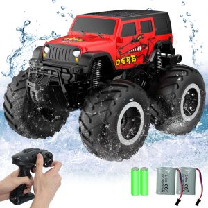Amphibious All Terrain Off-Road Waterproof RC Monster Truck for Kids