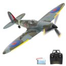 Blue Spitfire RC Airplane for Kids with 4-CH Xpilot Gyro Stabilizer