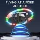 FX-41 Aurora Ball RC Drone with 360° RGB Lights, 3 Speeds & One-Key Stunts