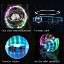 FX-41 Aurora Ball RC Drone with 360° RGB Lights, 3 Speeds & One-Key Stunts