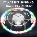 FX-41 Aurora Ball RC Drone with 360° RGB Lights, 3 Speeds & One-Key Stunts