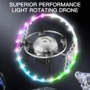 FX-41 Aurora Ball RC Drone with 360° RGB Lights, 3 Speeds & One-Key Stunts