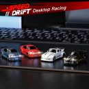 KF20 1:64 4WD Mini RC Drift Car - Desktop Racing, LED Lights, Type-C Charging