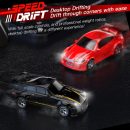 KF20 1:64 4WD Mini RC Drift Car - Desktop Racing, LED Lights, Type-C Charging
