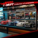 KF20 1:64 4WD Mini RC Drift Car - Desktop Racing, LED Lights, Type-C Charging