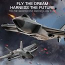 KF700 J-20 4-Channel Brushless Glider RC Plane, 300m Range, Camouflage Gray