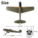 Ki84 WWII Fighter 690mm 4CH Built-in Gyro 3D/6G EPP RC Airplane RTF