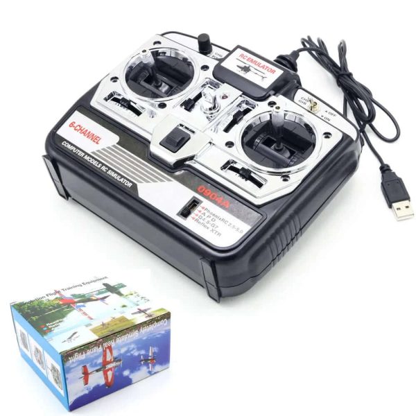Mode 1 RealFlight G7 XTR 6CH RC Flight Simulator for Helicopters, Drones & Planes