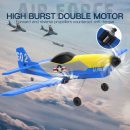 P51D Mustang Glider RC Plane KF602 with EPP Foam, Dual Motors, 20 Min Flight