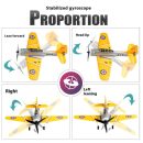 QF012 SBD Dauntless 4CH Brushless RC Warplane with Gyro & One-Key Stunts