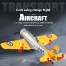 QF012 SBD Dauntless 4CH Brushless RC Warplane with Gyro & One-Key Stunts