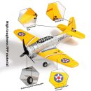 QF012 SBD Dauntless 4CH Brushless RC Warplane with Gyro & One-Key Stunts