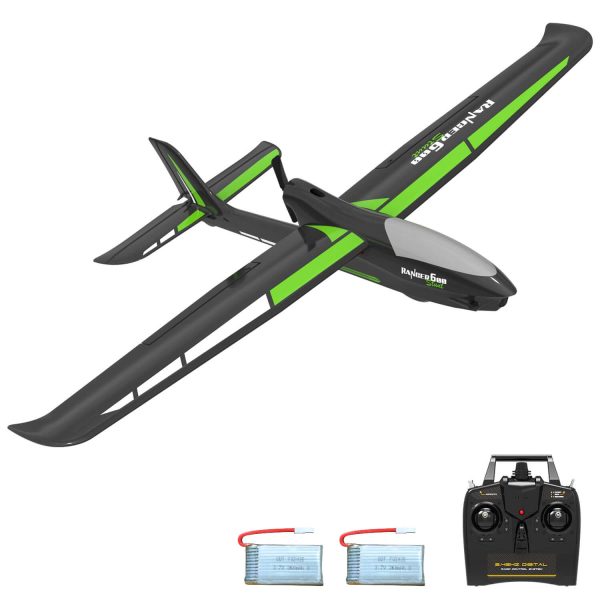 Ranger 600 RC Airplane - 4-Channel, 40 Min Flight, Dual Batteries, Beginner Friendly