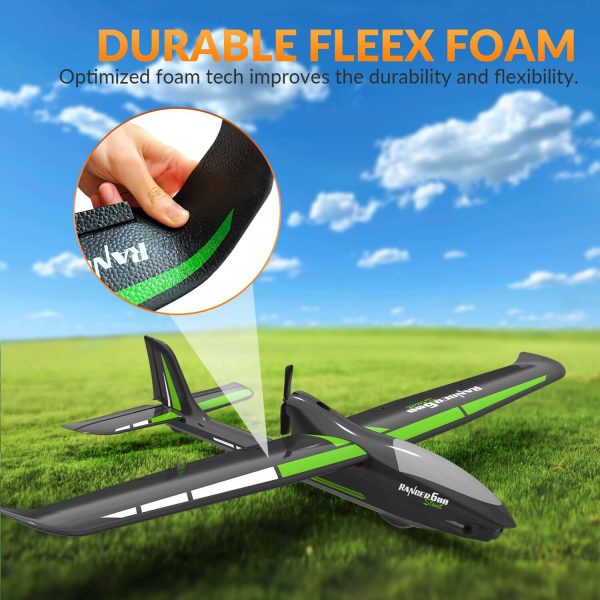 Ranger 600 RC Airplane - 4-Channel, 40 Min Flight, Dual Batteries, Beginner Friendly - Image 5