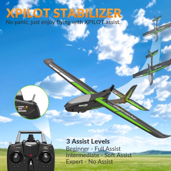 Ranger 600 RC Airplane - 4-Channel, 40 Min Flight, Dual Batteries, Beginner Friendly - Image 7