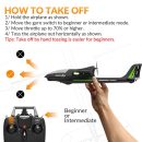 Ranger 600 RC Airplane - 4-Channel, 40 Min Flight, Dual Batteries, Beginner Friendly