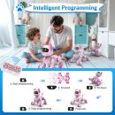 STEMTRON Programmable Robot Cat - Interactive, Remote Control, Music & Dance