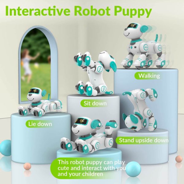 STEMTRON Programmable Robot Dog Toy - Dancing, Remote Control, 3 Colors - Image 2