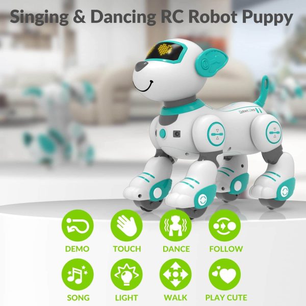 STEMTRON Programmable Robot Dog Toy - Dancing, Remote Control, 3 Colors - Image 5