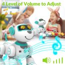 STEMTRON Programmable Robot Dog Toy - Dancing, Remote Control, 3 Colors