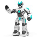 STEMTRON Voice & Gesture Robot for Kids - Programmable, Blue/White, Rechargeable