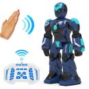 STEMTRON Voice & Gesture Robot for Kids - Programmable, Blue/White, Rechargeable