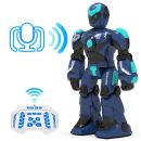 STEMTRON Voice & Gesture Robot for Kids - Programmable, Blue/White, Rechargeable
