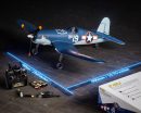 Volantex F4U Corsair 500mm Brushless Warbird RC Plane, RTF, 2S/3S Power Support