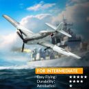 Volantex RC BF109 E 3CH RTF w/ Gyro, EPP, Grey, Beginner-Friendly