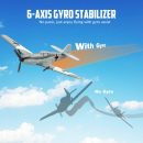 Volantex RC BF109 E 3CH RTF w/ Gyro, EPP, Grey, Beginner-Friendly