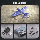 Volantex RC F4U Corsair 3CH RTF EPP Plane w/ Gyro 2.4GHz for Kids & Beginners