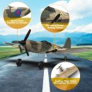 Volantex RC Spitfire 3CH RTF EPP Plane w/ Gyro 2.4Ghz, Perfect for Kids/Beginner