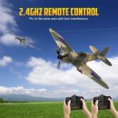 Volantex RC Spitfire 3CH RTF EPP Plane w/ Gyro 2.4Ghz, Perfect for Kids/Beginner