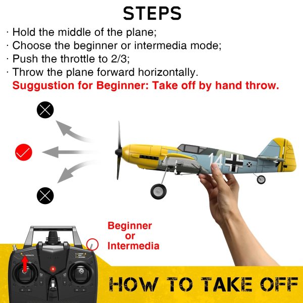 VOLANTEXRC BF109 4CH PNP – Without Radio, Battery & Charger Included - Image 6