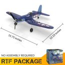 VOLANTEXRC F4U Corsair 4CH PNP – Without Radio, Battery & Charger Included
