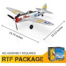 VOLANTEXRC P47 4CH PNP – Without Radio, Battery & Charger Included